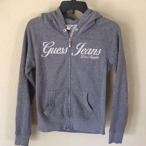 guess zip hoodie